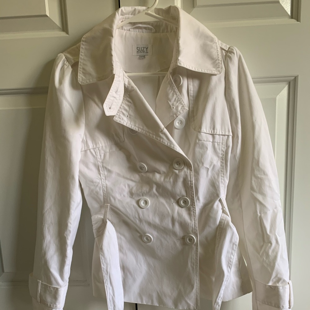 White dress coat